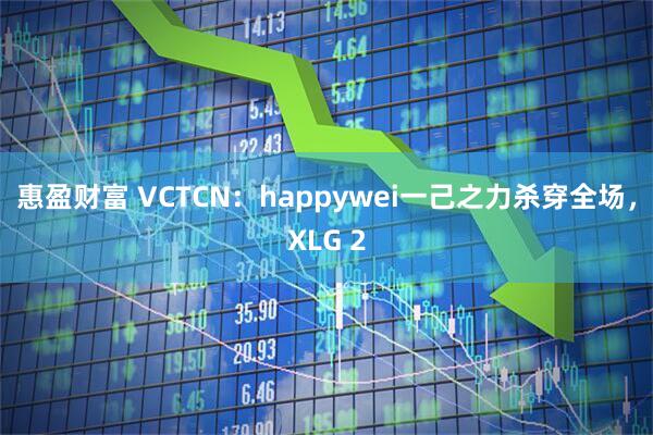 惠盈财富 VCTCN：happywei一己之力杀穿全场，XLG 2