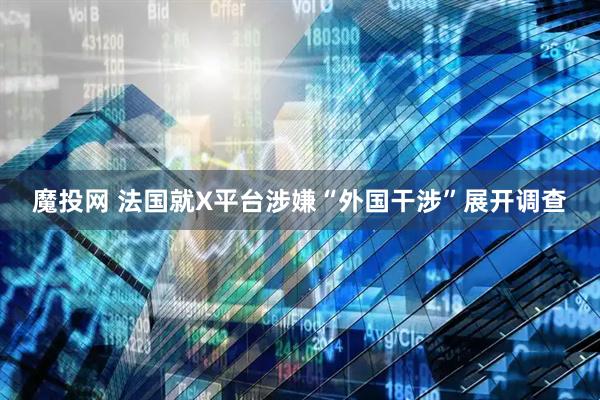 魔投网 法国就X平台涉嫌“外国干涉”展开调查